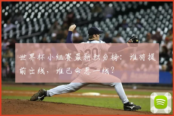 世界杯小组赛最新积分榜：谁将提前出线，谁已命悬一线？
